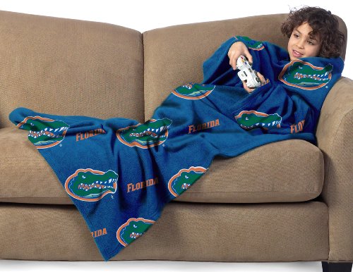 Northwest NCAA Florida Gators Youth Comfy Throw Blanket with Sleeves