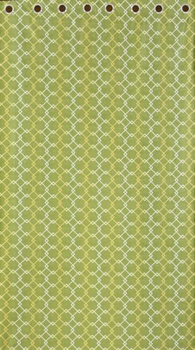 Image of Check Pattern Long Door Curtains for Living Room | Drawing Room Parde | Curtain Panel for Window, Green Color 9 Feet 2 Pcs Set Curtains