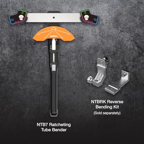 Image of NAVAC NTB7 Ratcheting Tubing Bender for HVAC - Soft Copper Bender for Sizes 1 /4, 5 /16, 3 /8, 1 /2, 5 /8, 3 /4, 7 /8 Inch OD
