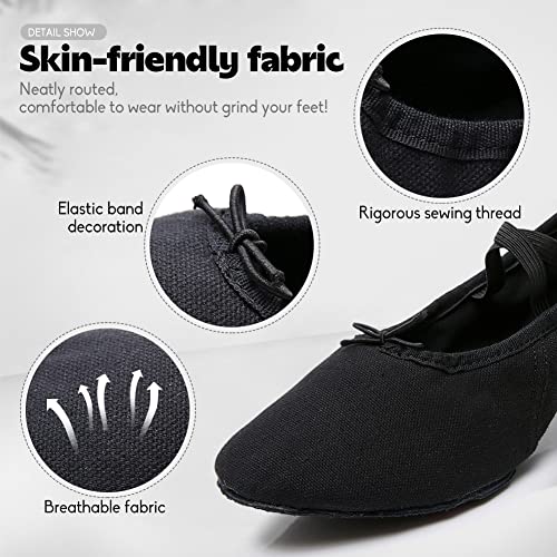 DKZSYIM Womens Latin Dance Shoes Close Toe Beginner Ballroom Dance Practice Shoes,Model 1013