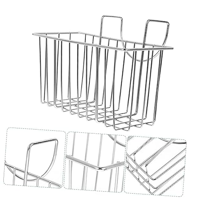 Unomor Sink Sponge Holder Dish Brush Holder Easy Install Sink Organizer Sturdy Sponge Rack Drain Basket