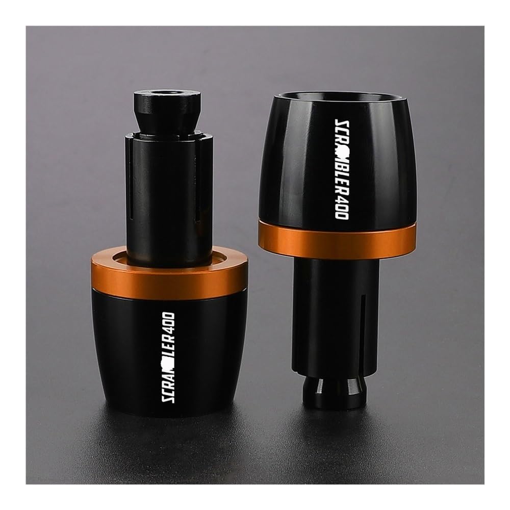 Per Du&cati SCRAMBLER 400 2015-2019 2018 2017 2016 Moto Manopole Manubrio 22mm Terminali Manubrio Tappi Contrappeso Tappi terminali manubrio