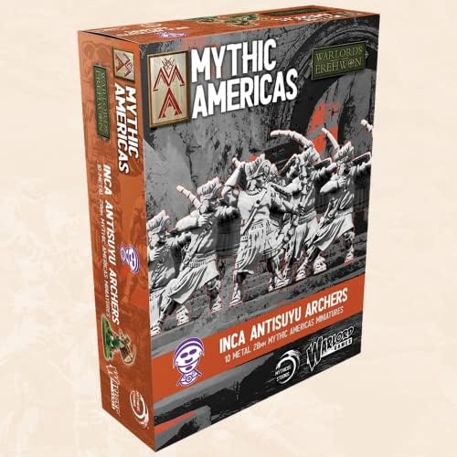 Wargames Delivered - Mythic Americas Inca: Antisuyu Archers 28mm Miniature Wargaming, 10 Antisuyu Archers Armed with Daggers & Shield, Digital Bundle–Action Figures Plastic Model Kit by Warlord Games 3