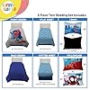 Sunny Side Up Kids Comforter Set Includes Sheets and Pillow Covers - Soft and Cozy Bed Set for Stylish Room Decor, Gray - Spiderman, 5 Piece Twin Bedding #2