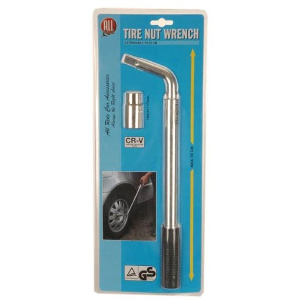 All Ride 871125204129 Pneumatico Noce Chiave Inglese, 17Mm-19Mm Taglia - 4