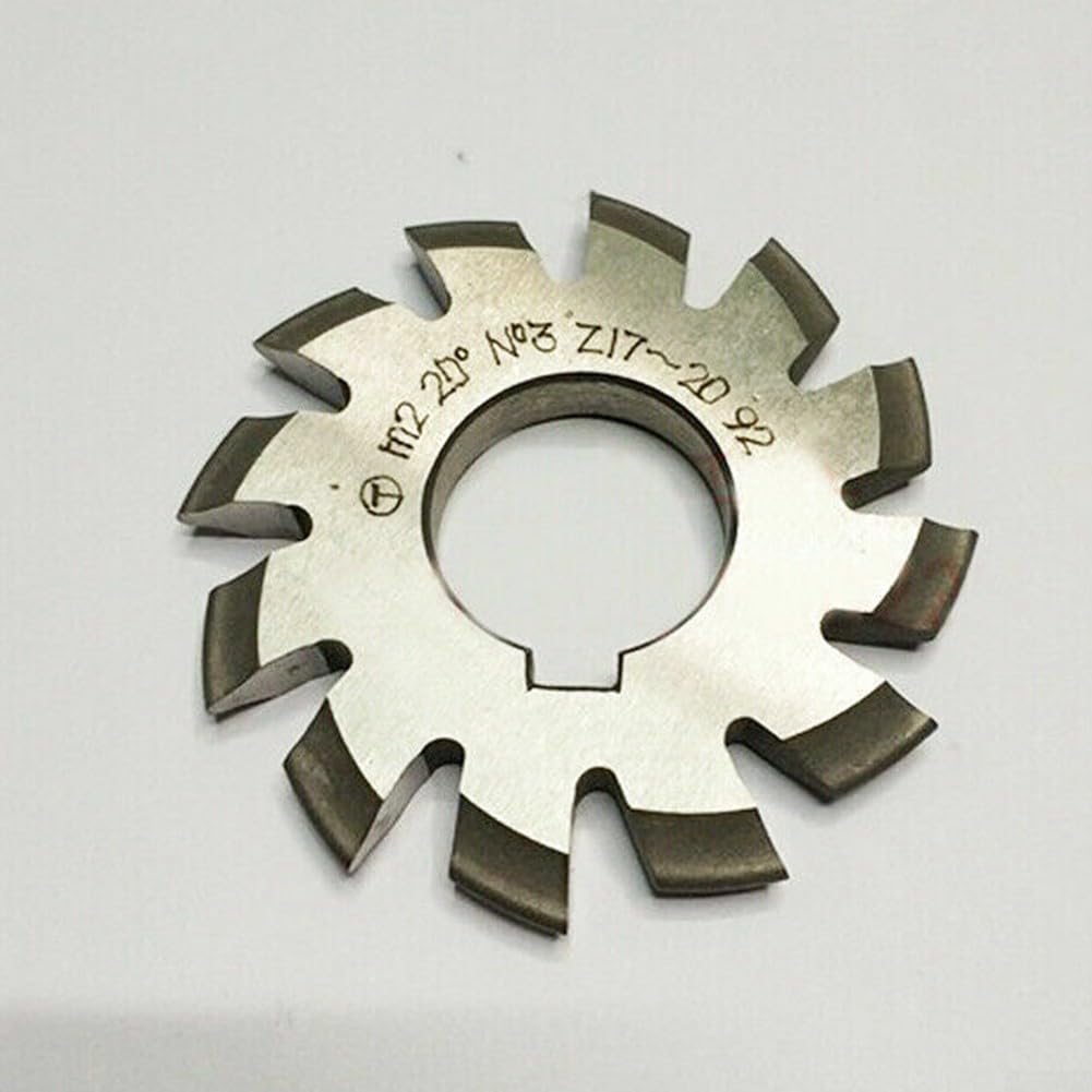 Oniissy Set di 8 frese ad ingranaggi voluti, HSS M2, diametro 22 mm, PA20°, 20 gradi, #1-8, Involute Gear Cutters, modulo 2 ingranaggi