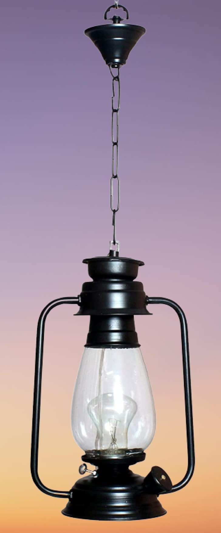 kinis Decorative Hanging Lamp/Pendant Lamp/Ceiling Light to Décor Home/Living Room/Bedroom/Office/Dining/Cafe/Restaurants, B22 Holder, Lantern Design, Black (Pack of 1, Without Bulb)-image-33
