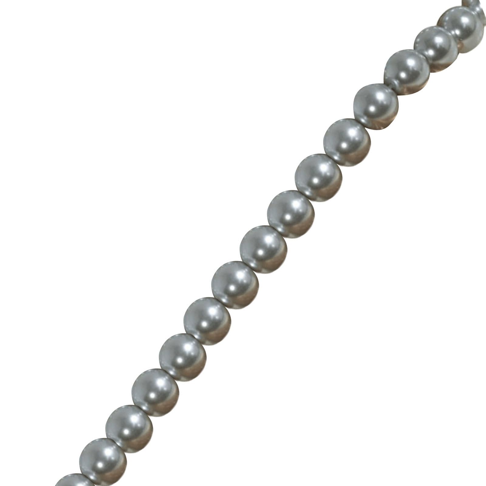 Kalttoy 8mm Glass Pearls Beads Easy to Use Imitation Pearls Beads for Craft Accessories Jewelry Making and Family Projects Round Imitation
