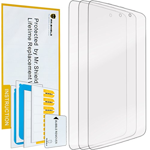 Mr Shield For Alcatel OneTouch IDOL 3 (5.5 inch) Premium Clear Screen Protector [3-PACK] with Lifetime Replacement Warranty