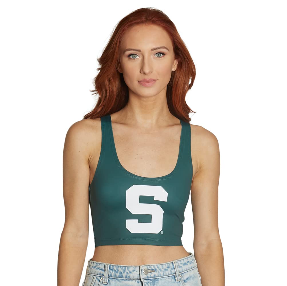 Lojobands Women's College Gameday Outfit Tank Top Tailgate Crop Top One Size Fits Most