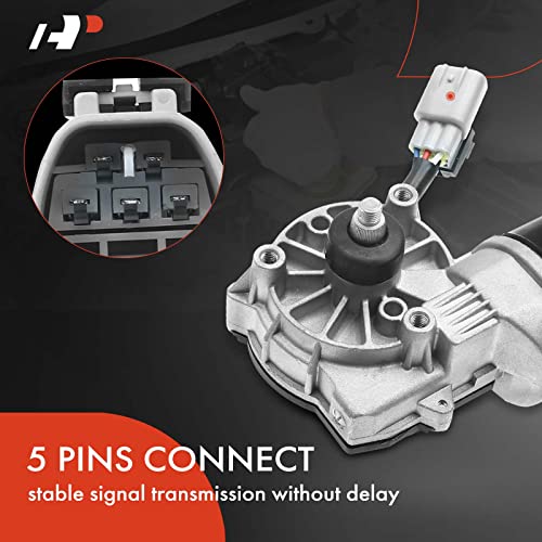 Image of A-Premium Front Windshield Wiper Motor Compatible with Toyota | for Toyota Highlander 2008 2009 2010, Sport Utility, 5-Pin