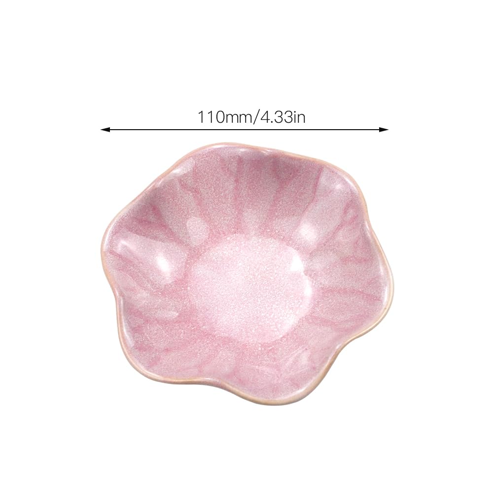 Ciotola Portagioie In Ceramica Forma Di Conchiglia – Vassoio Decorativo Per Orecchini, Collane, Bracciali, 13x7 Cm