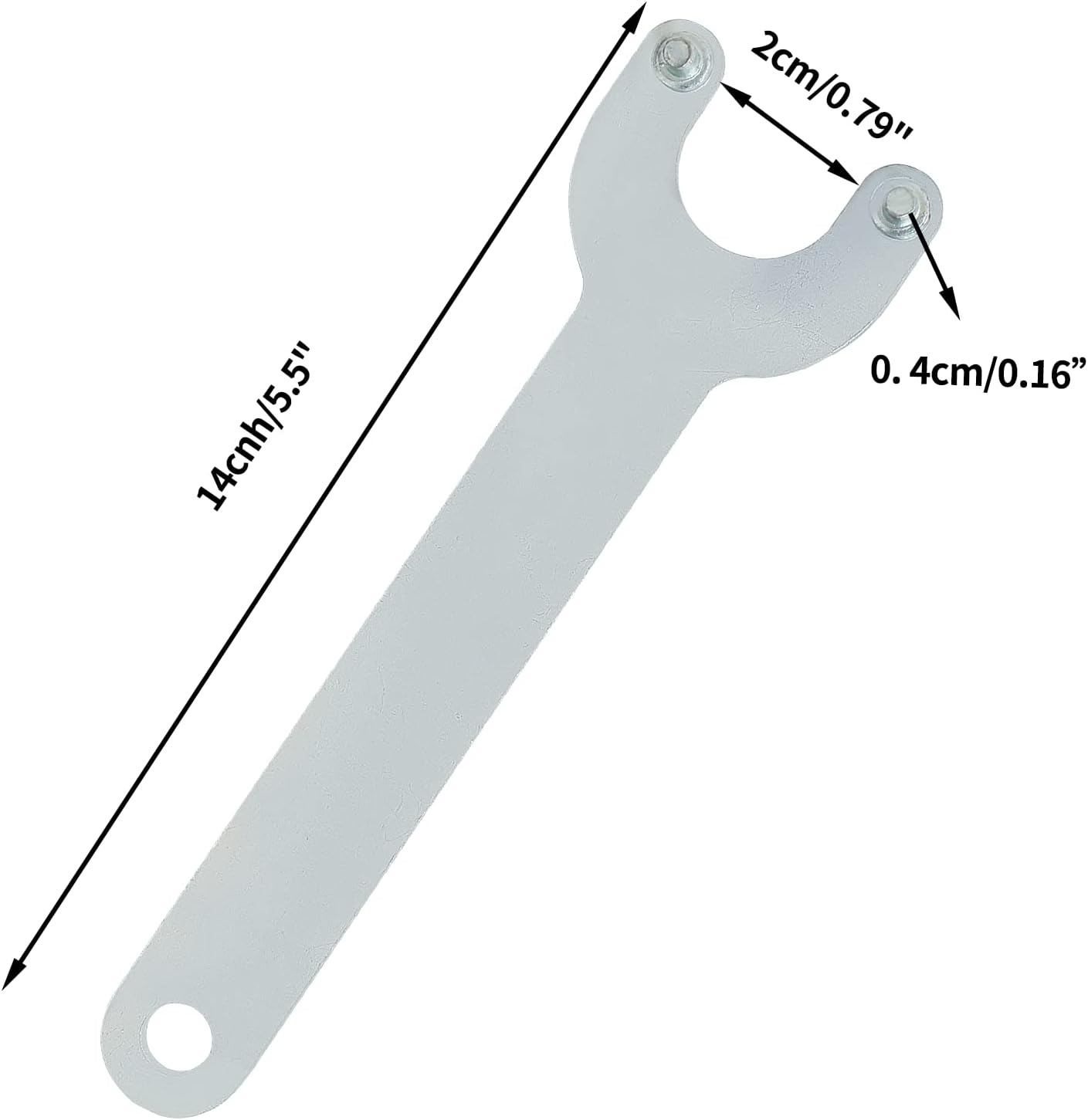 Angle Grinder Replacement Wrench, Flange Angle Spanner Wrench Replacement Parts (2 Pcs)