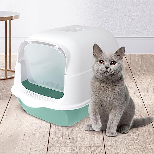 Litière pour chat bac fermé élégante pour préserver votre salon - 6