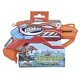 Nerf Super Soaker DinoSquad Raptor-Surge Water Blaster, Trigger-Fire Soakage For Outdoor Summer Water Games, Multicolor,F2795