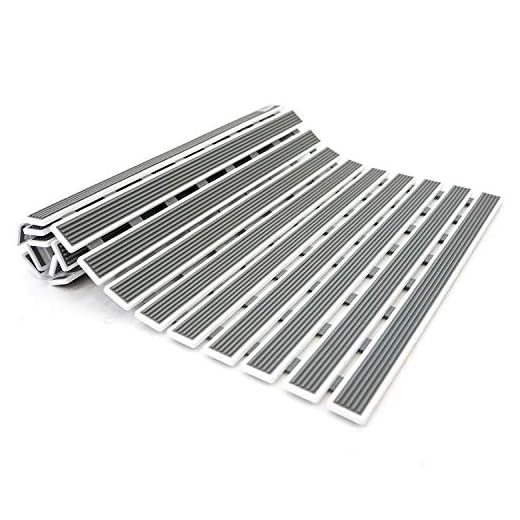 Tatkraft Bond - Tapis de Baignoire Antidérapant - 62x40cm - Accroche Fiable avec 126 Ventouses - Tapis de Bain Antifongique - pour Cabinet ou Descente de Douche - Hygiénique et Sûr - Séchage Rapide