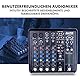 ALTO TrueMix 600 Audio Mixer mit 2 XLR-Mikrofoneingängen, USB Audio Interface und Bluetooth für Podcasting, Live-Auftritte, Recording, DJ, PC und Mac