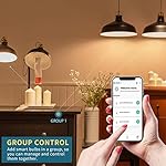 Peteme Smart WiFi Alexa Light Bulb, Led RGB Color Changing Bulbs, Compatible with Alexa, Siri, Echo, Google Home (No Hub Required), E26 A19 60W Multicolor (4 Pack)… - Image 2