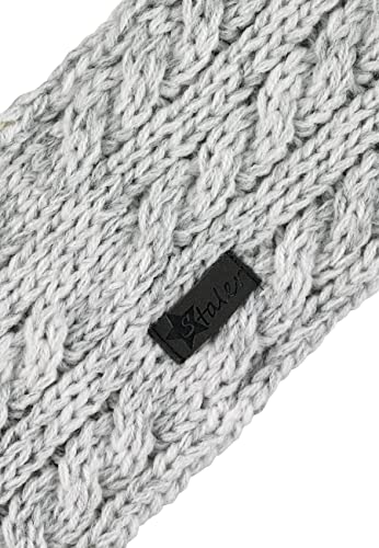 Sterntaler Baby Mädchen Stirnband Baby Strick Winter-Stirnband - Baby Stirnband, Kopfband Baby - gefüttert mit Microfleece - beige, 53