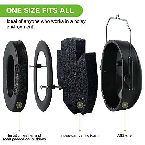 Image of GREEN DEVIL Hearing Protection Ear Muffs For Safety Helmet Hard Hat