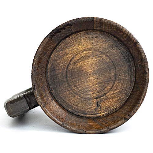 Fantasy Plain Wooden Beer Mug, Dungeon Master, Pirate Medieval Beer Stein, Beer Tankard, DnD Gamer Gift, MH Geek Gift - Thumbnail 4