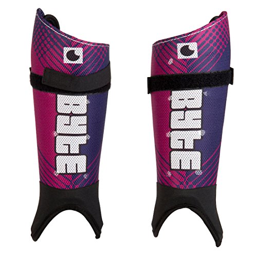 BYTE ZT SUBLIMATED HOCKEY SHINGUARDS PURPLE NAVY (SMALL)