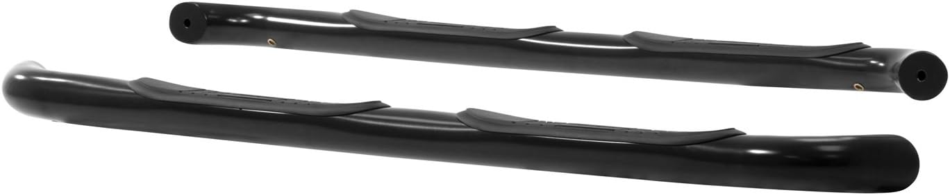ARIES 202008 3-Inch Round Black Steel Nerf Bars, No-Drill, Fits Select Toyota Tacoma
