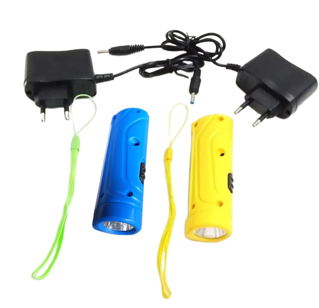PLSUPREME Rechargeable Torch Light, 3W, 2 Pieces, with Charger, Lithium Battery (B0DD8P4TCG) Amazon Price History, Amazon Price Tracker