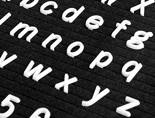 G Gamit Pre-Cut 390Pcs Lowercase Letters And Heart-Shaped Felt Letter Board Message Board Sign #TOP2