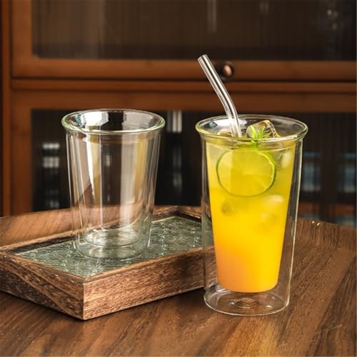 Tazas de café que no queman: vasos de agua transparentes antianálisis térmico 6