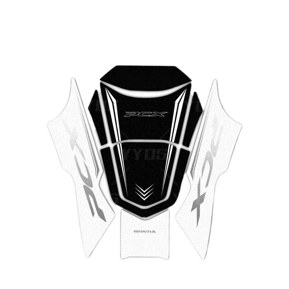Motorcycle Fuel Tank Sticker for PCX160 Pcx 160 Motorcycle Tank Pad Stickers Protector Decals Gas Fuel Knee Grip Traction Side Accessories Motorbike