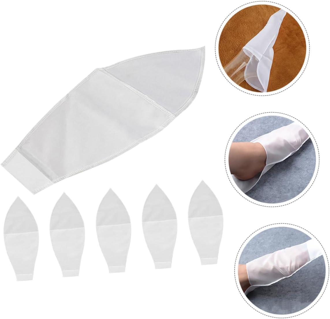 6pcs Sock Aid Slider Sock Applicator Helper for Elderly Reducing Bending Lazy People Assistance Device