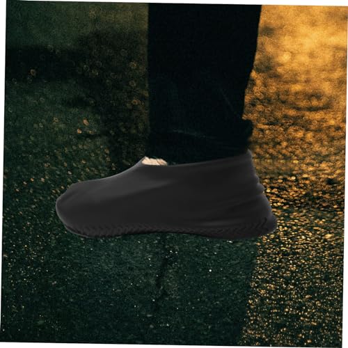 Fundas impermeables para calzado para hombre, fundas antideslizantes reforzadas para botas, cubrebotas para condiciones lluviosas, protector de calzado para actividades al aire libre miniatura 7