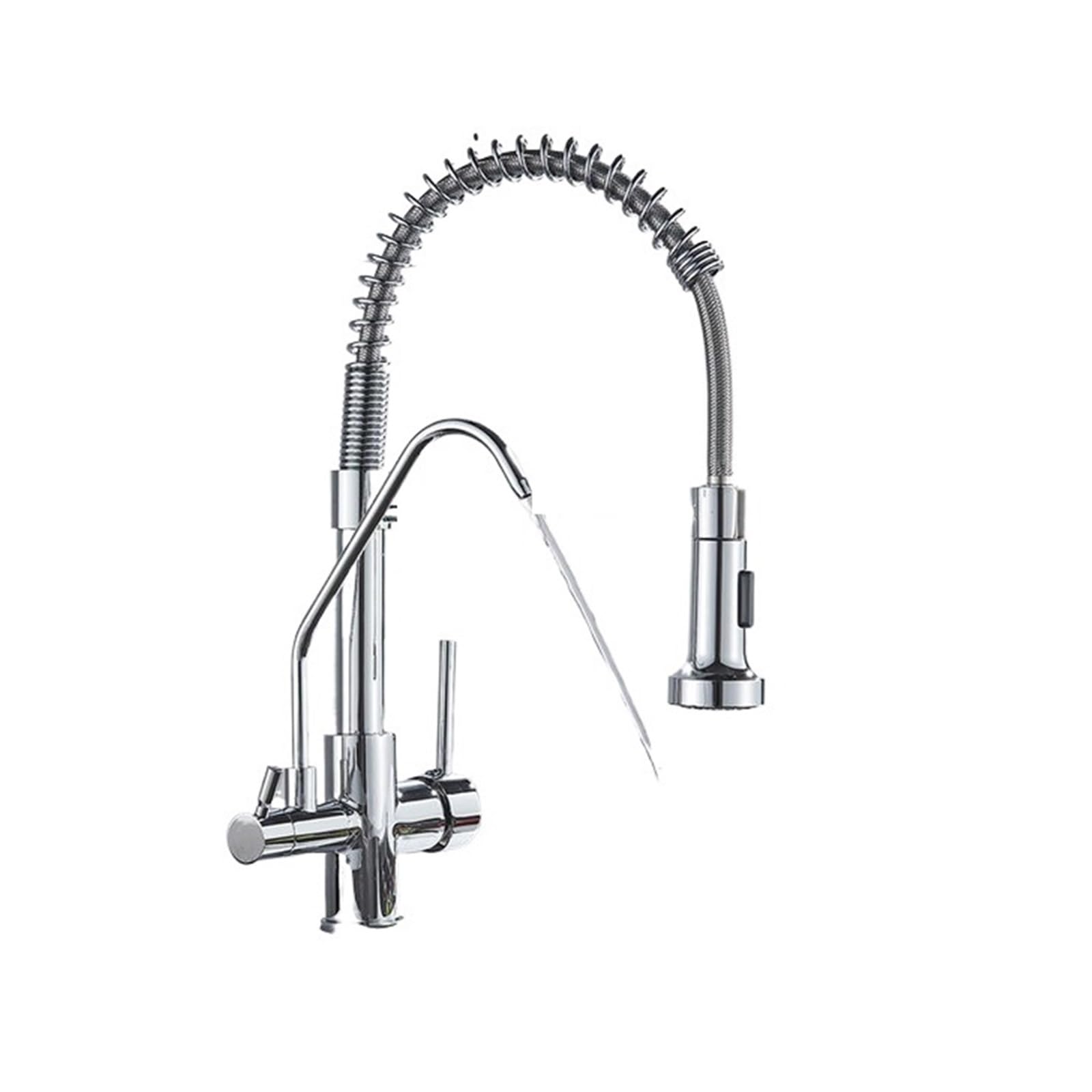 Robinet de cuisine avec filtre au design Chrome A, mitigeur de purification d'exception