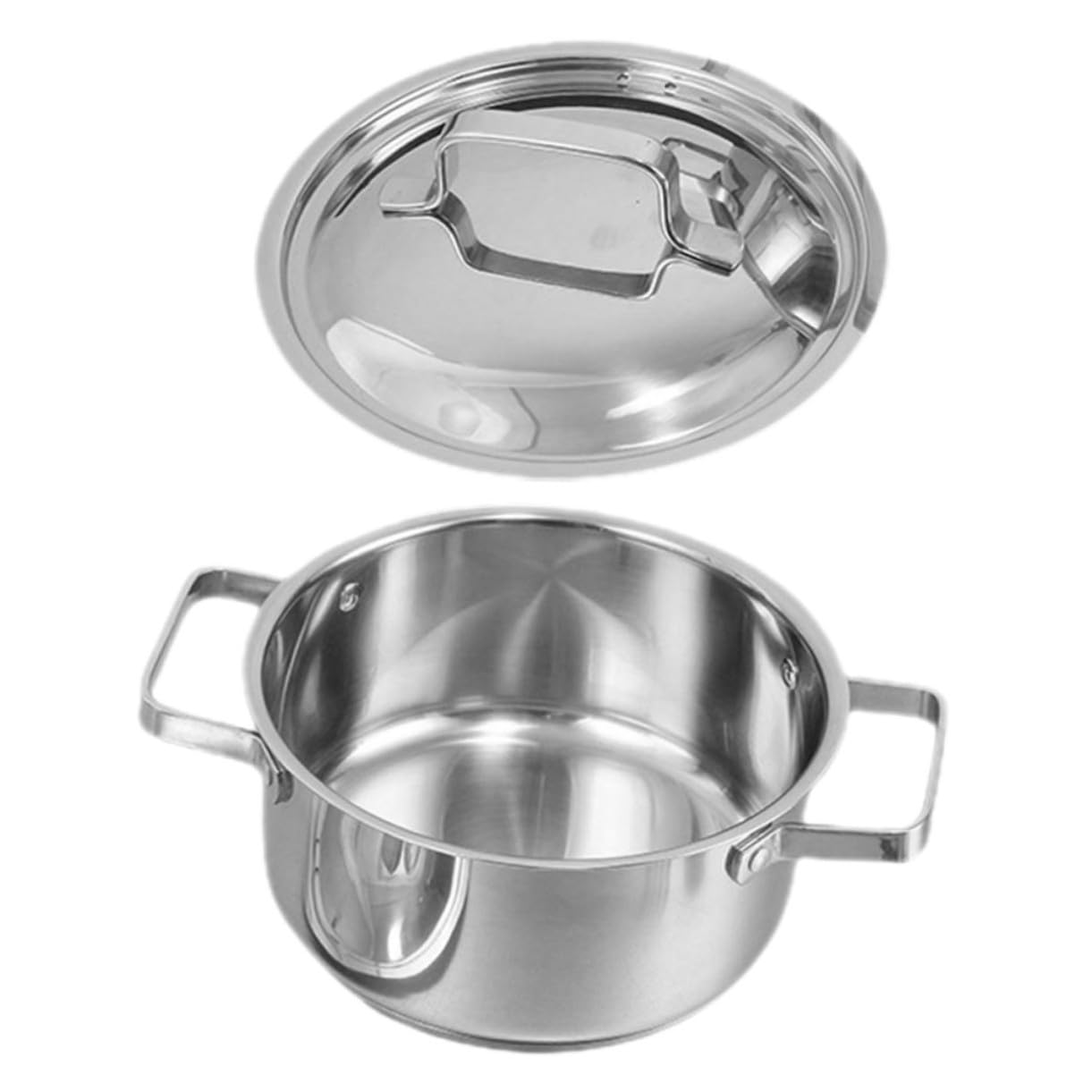 Casserole multifonctionnelle acier inoxydable marmite de cuisine et faitout à soupe