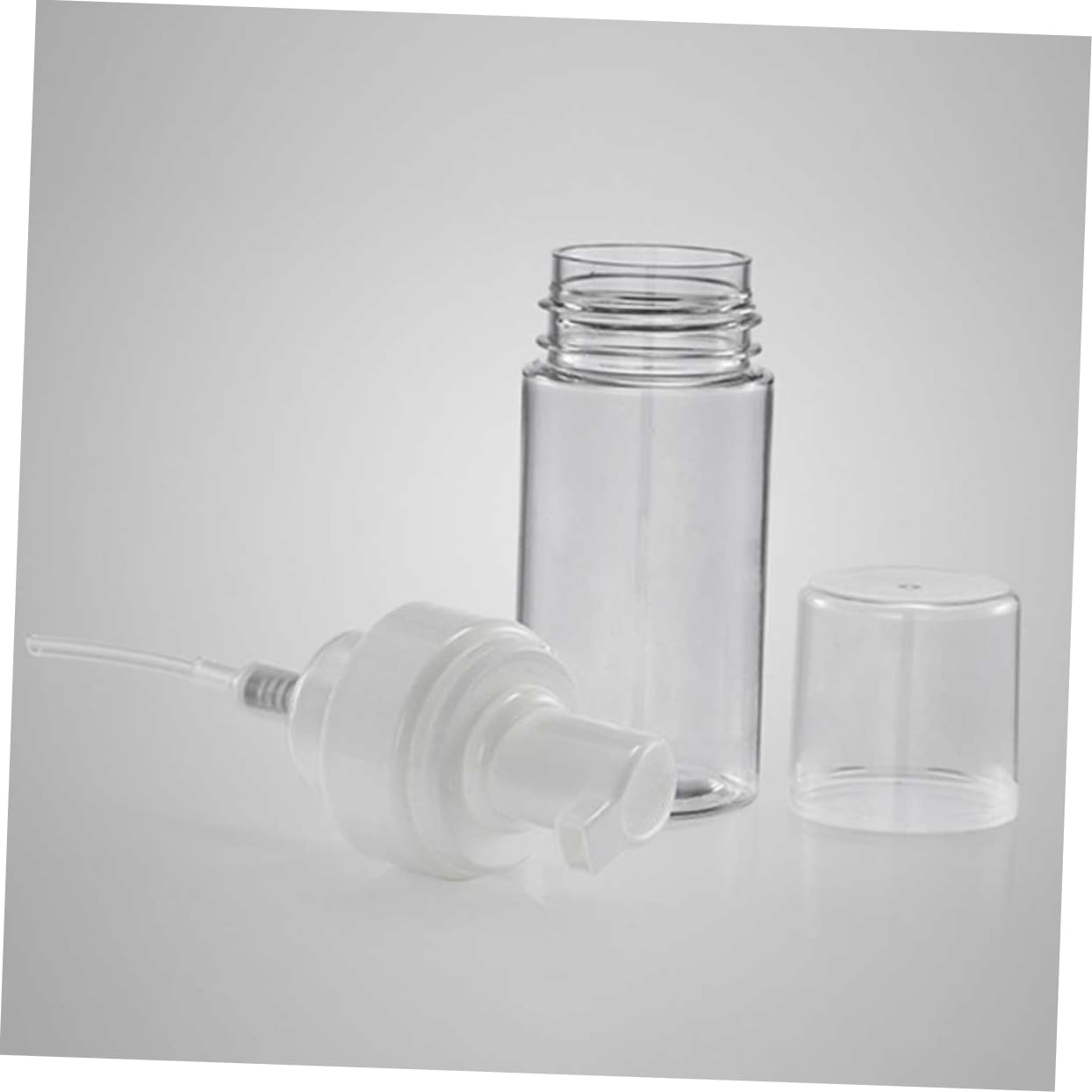 Anneome 10 Pezzi Contenitori Foamer 100ml in Plastica, Bottiglie da Viaggio Ricaricabili per Shampoo e Bagnoschiuma, Borsa Palestra