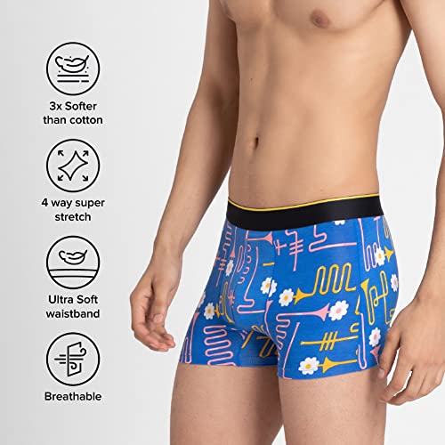 Image of Bummer Solid Trunks Underwear for Men | Micromodal, Soft Waistband | Pack of 1