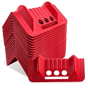 Vevitts Rote Kunststoff Eckenschützer Kantenschutz 20 Stück