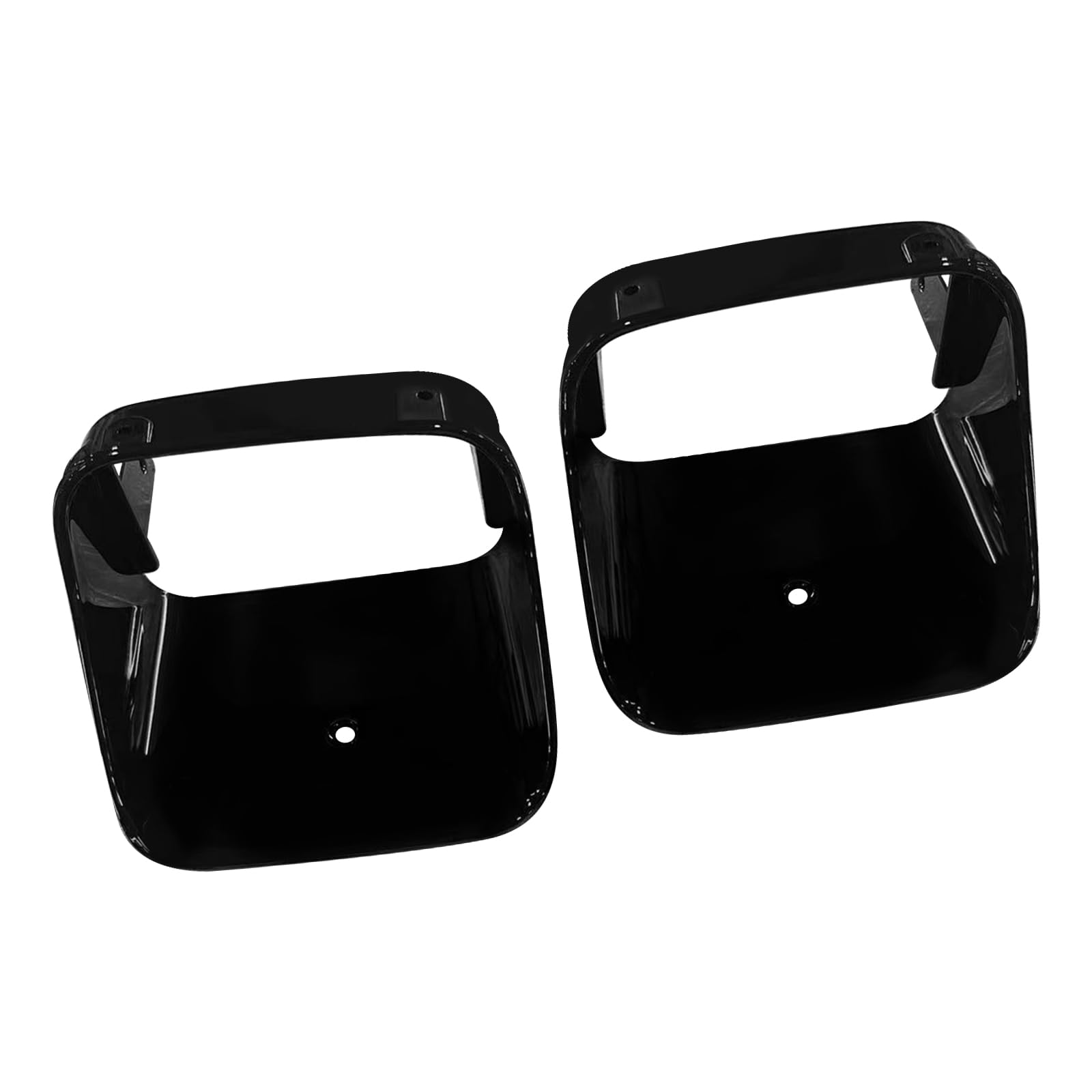 KUAFU Park Light Bezels Compatible with 1978-1981 Chevy Chevrolet Camaro Z28 Painted Black ABS Plastic Left Driver & Right Passenger Side