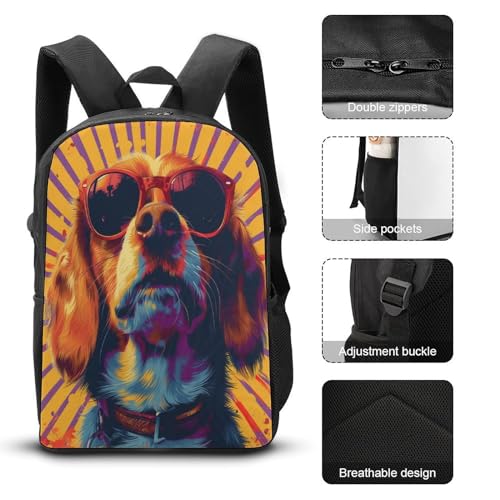 Sac à dos enfants Beagle pour ne plus manquer de place à l'école - 4