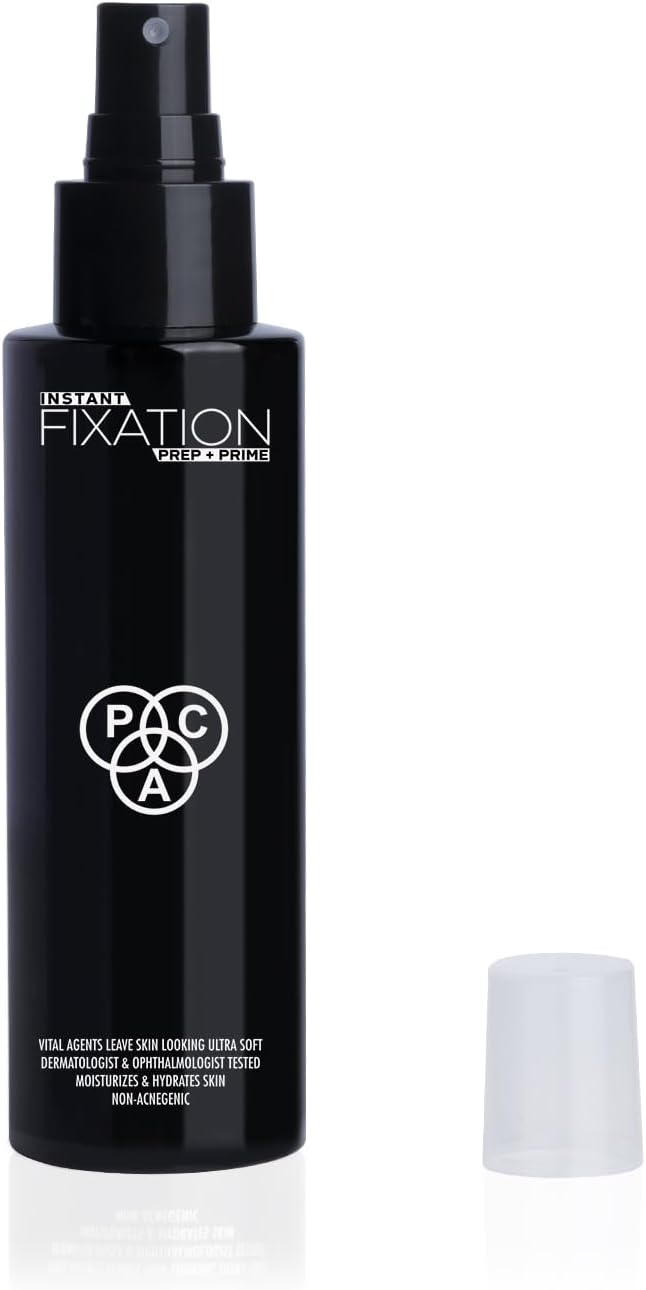 PAC Instant Fixation Prep & Prime Makeup Fixer Spray for Face Makeup | Dewy Finish Setting Spray | Hydrating & Moisturizing for All Skin | 120 ml