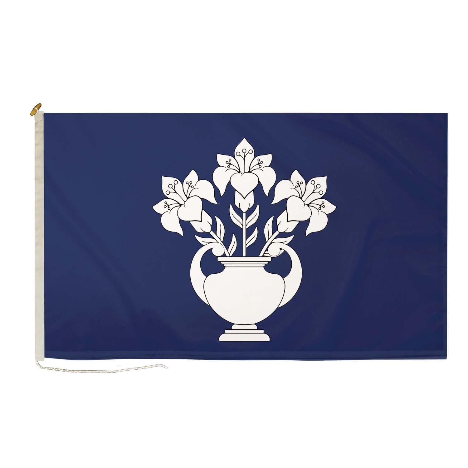 DuraFlag Dundee 5ft x 3ft Flag Premium Quality With Rope & Toggle Reinforced Stitching 150cm x 90cm Durable Polyester Weatherproof Fade Resistant Scottish City Flag โ image 1