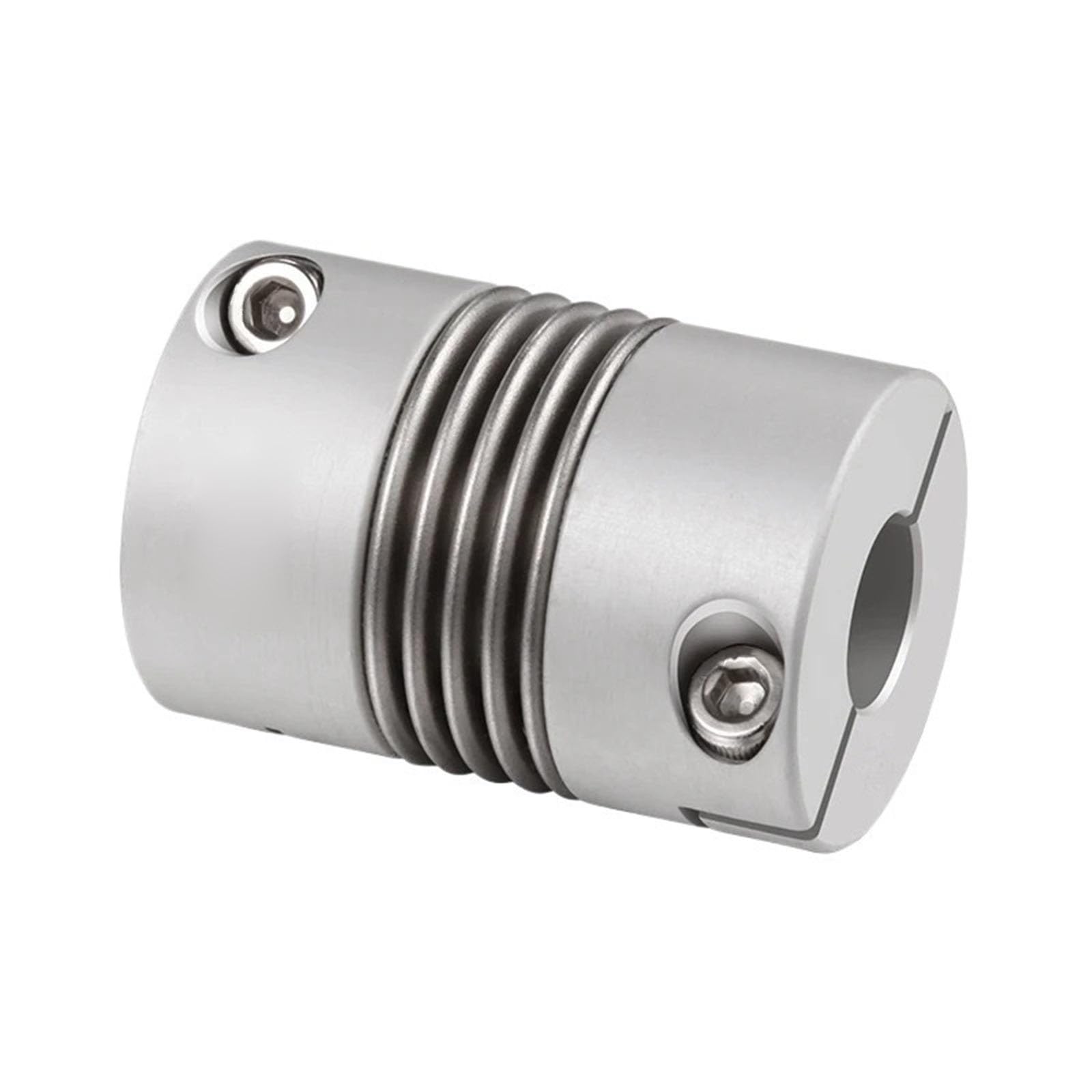 1pc Balg Kupplung Klemme D65mm L81mm Koppler for Servo Motor Aluminium Legierung Welle Stecker Gerillt Elastisch(20X24mm)