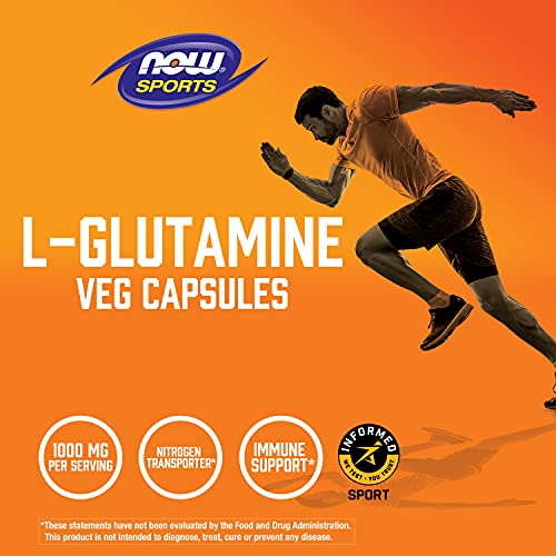 Now Foods L-Glutamine Double Strength, 1000mg, 120 capsules - Image 4