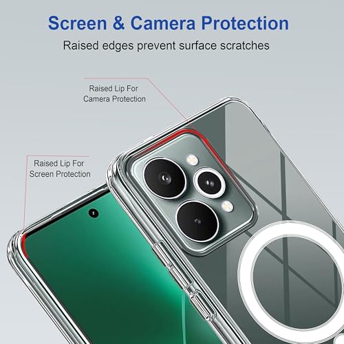Image of Zapcase Back Case Cover for Realme 15 Pro 5G | Compatible for Realme 15 Pro 5G Back Cover | Compatible with MagSafe | Scratch-Resistant Back Cover | Clear