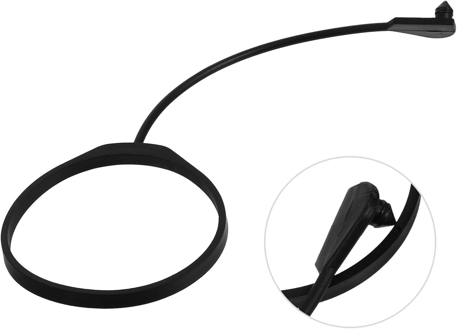 Unomor 2pcs Auto Fuel Cap Rope Replacement Rubber Sealing Tether for Fuel Tank Cap Fit Your Car Quick Installation