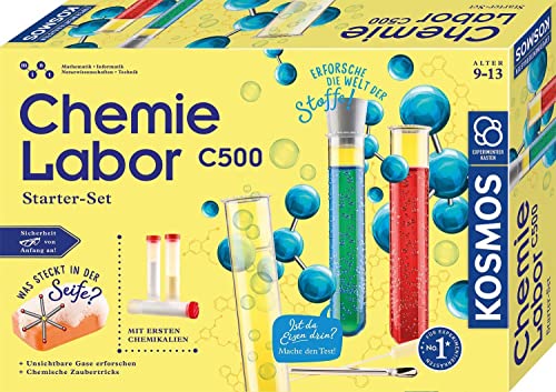Chemielabor C 500 X Kosmos coffret d'initiation à la chimie pour enfants