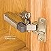 Blum 973A0500.01x5 973A Blumotion Straight Arm Full Overlay Hinge for Doors, Nickel Finish (Pack of 5)