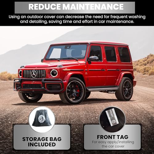 Image of Premium Outdoor Car Covers Custom Made for Mercedes Benz W222 and W223 S Class S550 S63 S600 AMG Protect All Weather Rain, UV, Dirt, Dust and Other Elements (S-Class W222 /W223- Outdoor)