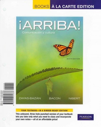 Arriba!: Comunicacon y cultura Arriba! B0072RGQDO Book Cover